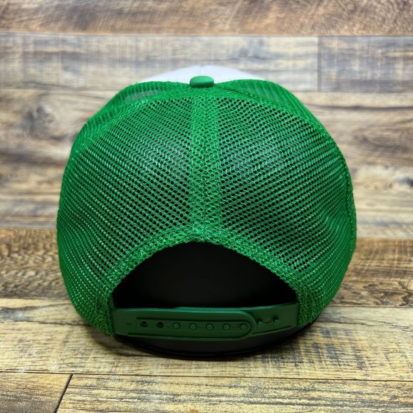 Hooters Mens Trucker Hat Green Snapback Hunting Fishing 90s Logo Baseball Cap - Picture 4 of 7